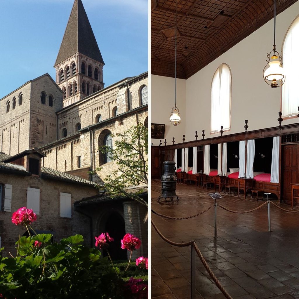 vacances d'été : abbaye et hôtel dieu