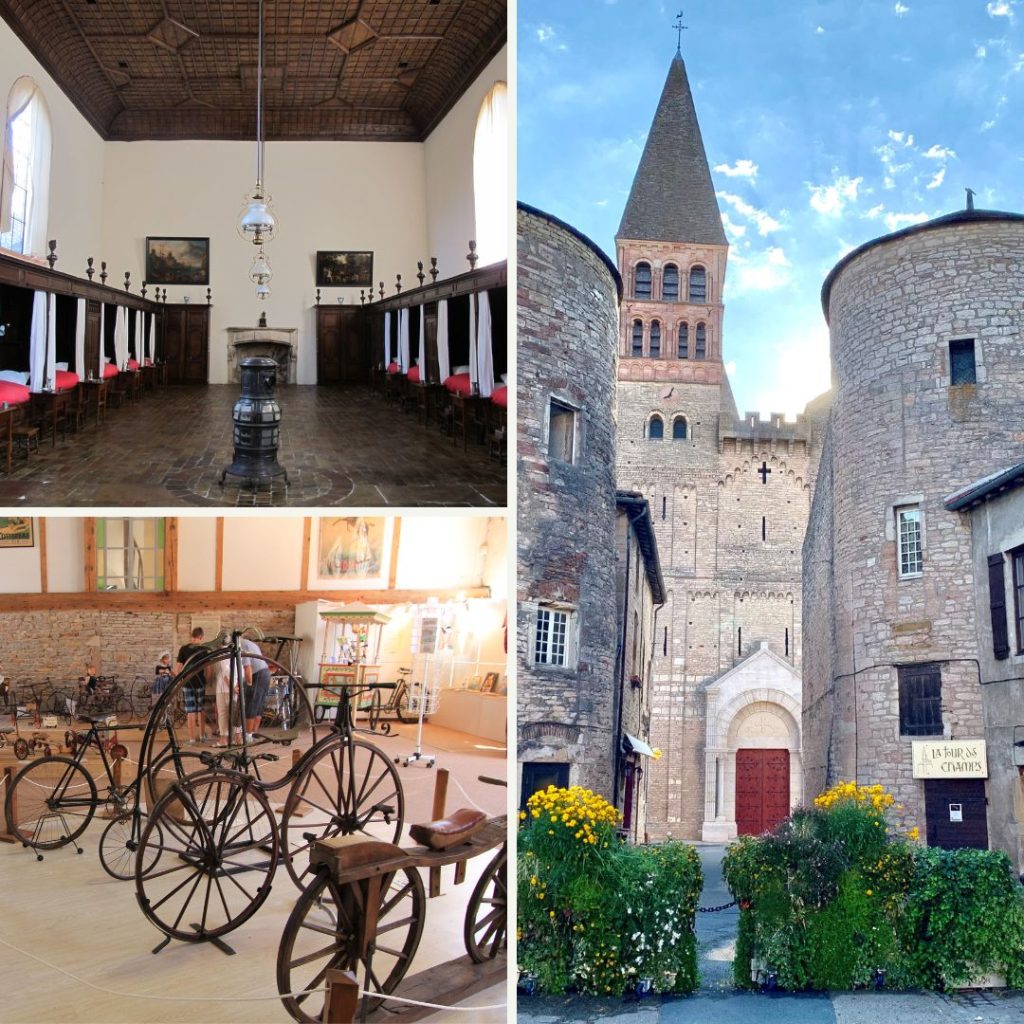 vacances d'été : abbaye, hôtel dieu et musée du vélo