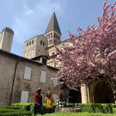 Vue de l'Abbaye Saint-Philibert depuis le cloître, Journées Européennes du Patrimoine