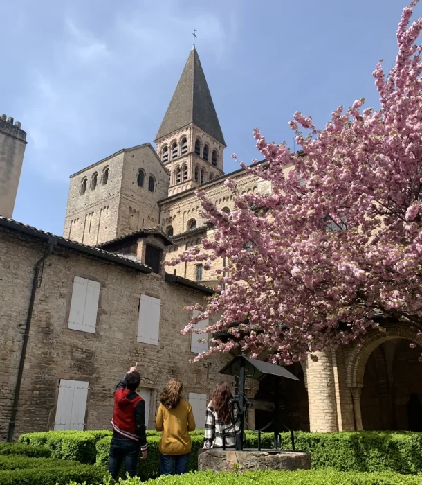 Vue de l'Abbaye Saint-Philibert depuis le cloître, Journées Européennes du Patrimoine